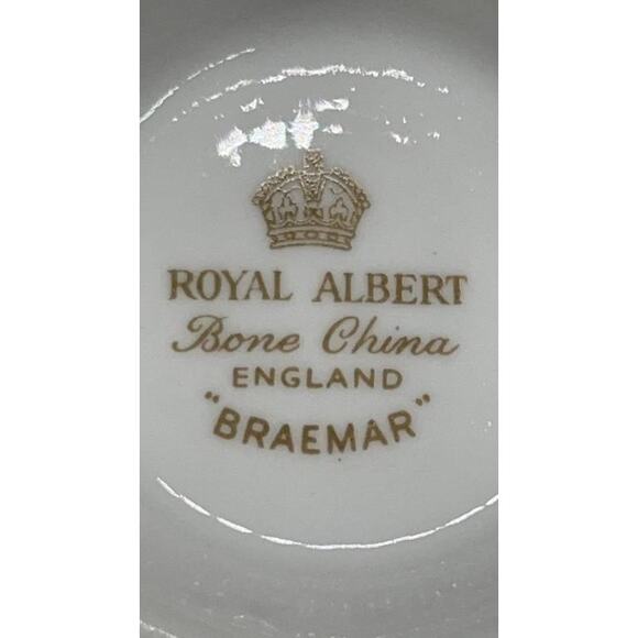 Royal Albert Braemar Bone China Tea Cup & Saucer Set of 6 Pink Gold Pinecone - Picture 9 of 16